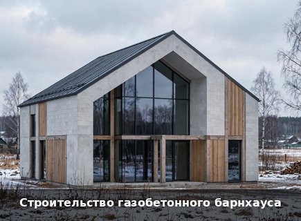 Барнхаус из газоблоков в Владимире: стройка 2027